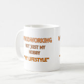 Mok houtbewerkingslifestyle (Voorkant links)