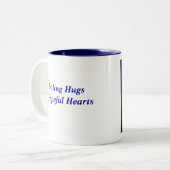 Mok Huggen genezen Blauw (Voorkant links)