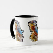 Mok Humming Bird Gem Bee Emerald Brilliant Topaz (Voorkant links)