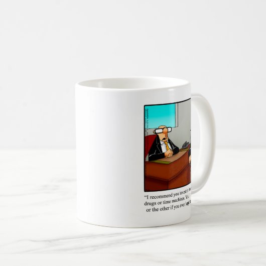 Mok Humor bij pensionering (Voorkant rechts)