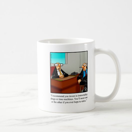 Mok Humor bij pensionering (Rechts)