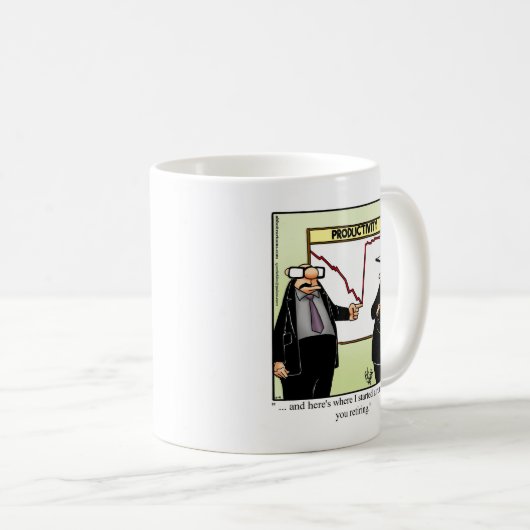 Mok Humor bij pensionering (Voorkant rechts)