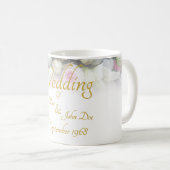 Mok huwelijk - bruid met kleurrijke bruiloft (Voorkant rechts)