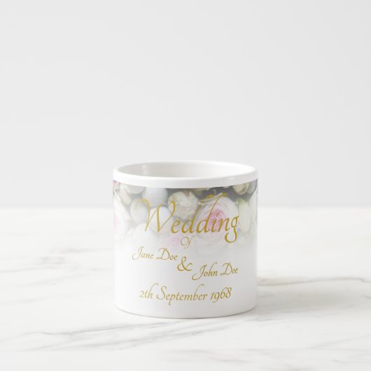 Mok huwelijk - bruid met kleurrijke bruiloft (Voorkant)