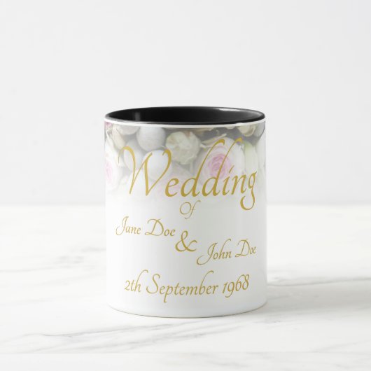 Mok huwelijk - bruid met kleurrijke bruiloft (Midden)