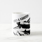 mok "I FLY A CARAVAN" koffie (Center)