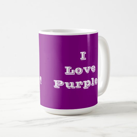 Mok I hou van Paars (Voorkant rechts)