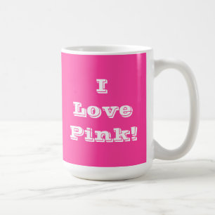 Mok I houdt van roze