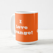 Mok I houdt van Sinaasappel (Voorkant links)