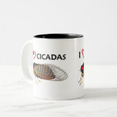 mok "I Love Cicada" (Voorkant links)