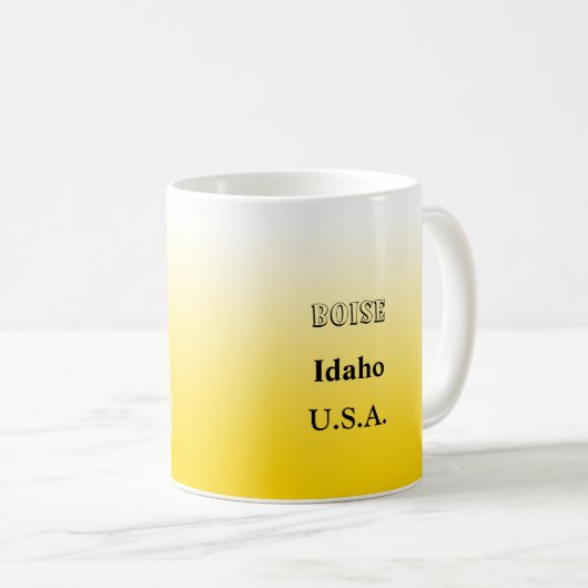 Mok - Idaho State Map met City (Voorkant rechts)