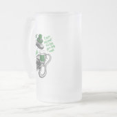 Mok Iers voorgekookte glazen bier (Voorkant links)