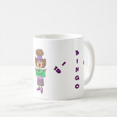Mok/Ik hou van bingo Koffiemok (Voorkant rechts)