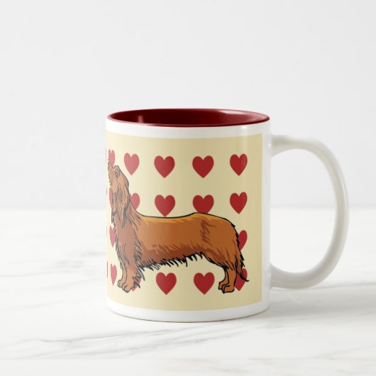 Mok - Ik hou van Dachshunds (Rechts)