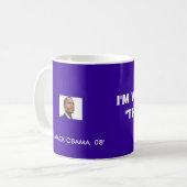 MOK...IK STEM VOOR DIE 'ÉN', BARACK OBA... KOFFIEMOK (Voorkant links)