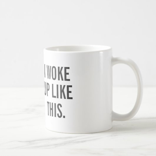 Mok, IK ZOU HET HIER OOK OVER HEBBEN. Koffiemok (Rechts)