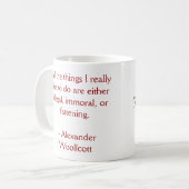 mok "Illegale, onmorele en fattende" (Voorkant links)