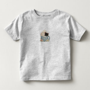 Mok Illustratie T-ShirtSchattige Katten in Cozy Co Kinder Shirts