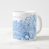 Mok in blauw (Voorkant rechts)