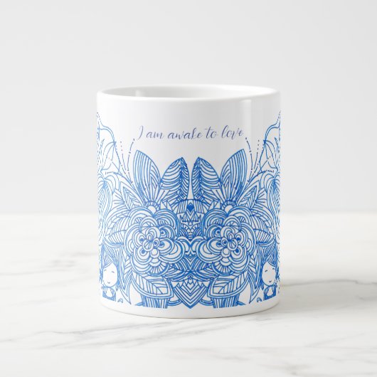 Mok in blauw (Voorkant)