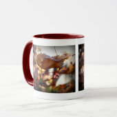 Mok in de herfst Leaf (Voorkant links)