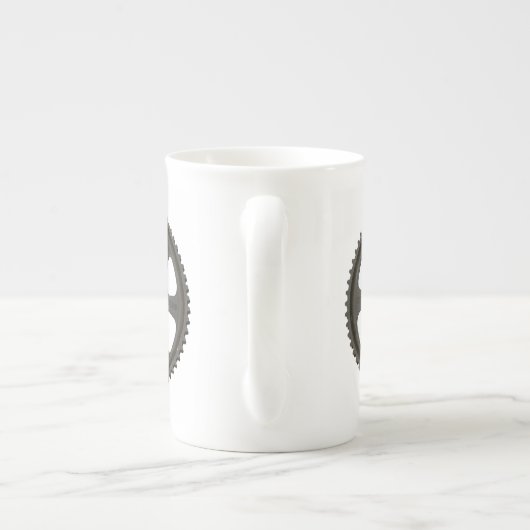 Mok in vistuig (Achterkant)