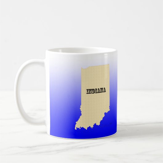 Mok - Indiana State Map met City (Links)