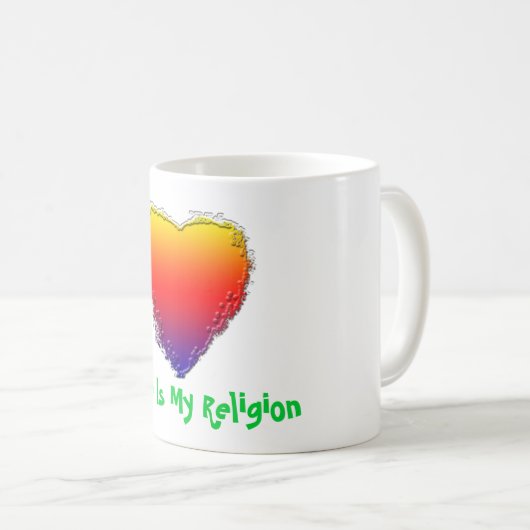 Mok - Inspirerend eenling - liefde is mijn religie (Voorkant rechts)