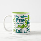 Mok Inspirerend Word Cloud Coffee (Links)