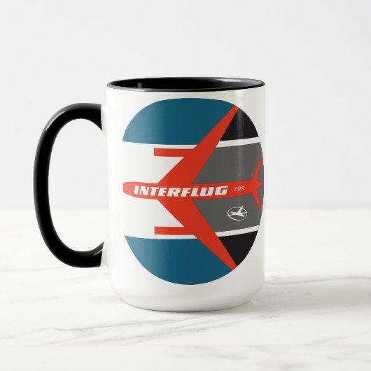 Mok Interflug Airlines (later ontwerp) (Links)