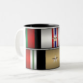 Mok Iraakse en Afghaanse Campagne Medals - OEF OIF (Voorkant links)