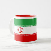Mok Iran vlag (Voorkant links)