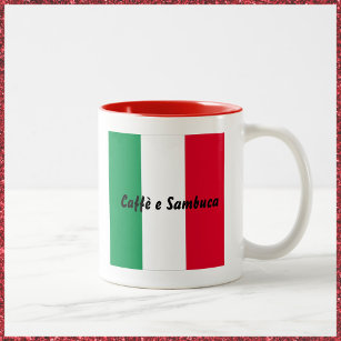 Mok Italiaanse koffie en Sambuca