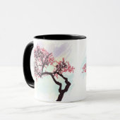 Mok Japanse Cherry Tree Blossom (Voorkant links)