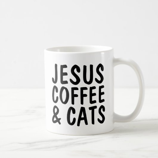 Mok JESUS COFFEE CATS COFFEE (Rechts)