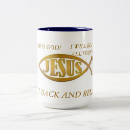 MOK JESUS FISH BLAC INTERIOR GOLD EMBLEM ON WHI