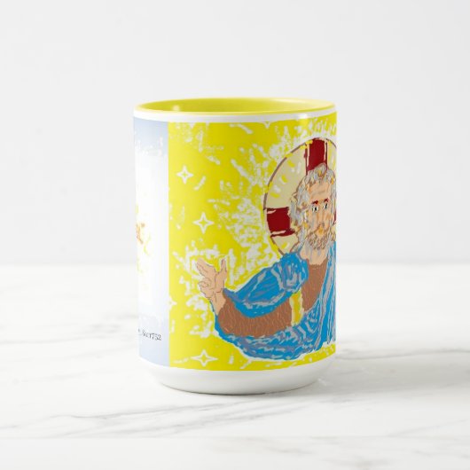 Mok : Jezus Christus met Grieks kruis (Midden)