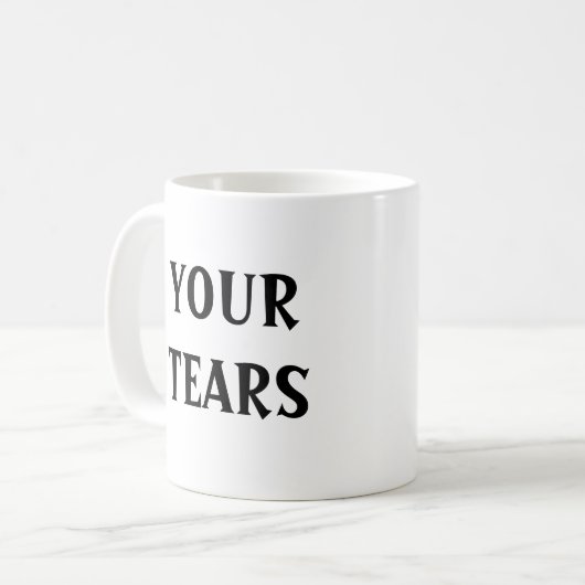 mok "Jouw tranen" (Voorkant links)