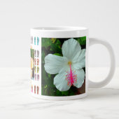 Mok, Jumbo 20 oz., Hawaiian Hibiscus Tapestry Grote Koffiekop (Rechts)