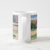 Mok, Jumbo 20 oz. Wisconsin Countryside Herfst Grote Koffiekop (Achterkant)