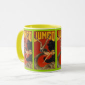 MOK ~  JUMBO ELEPHANT met PIN-UP GIRL! (Voorkant links)