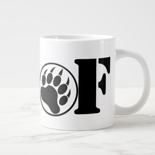 Mok Jumbo WOOF (20oz) (Rechts)