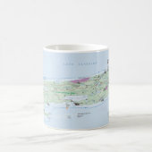 Mok kaart Isle Royale (Michigan) (Center)