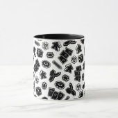 Mok kaartspelpatroon (Midden)