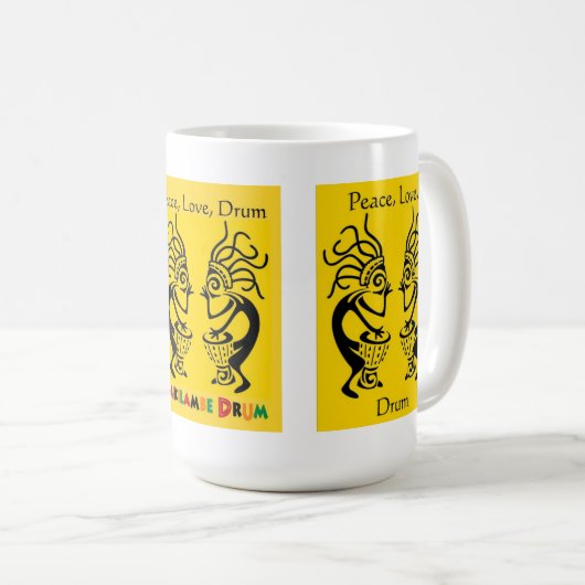 Mok Kakilambe Drum (op geel) (Voorkant rechts)