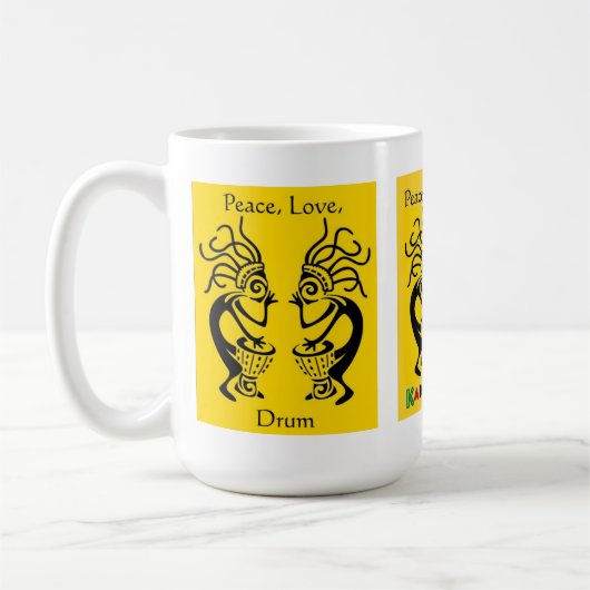 Mok Kakilambe Drum (op geel) (Links)