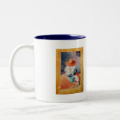 Mok, Kantoor "Ik heb je rug" slogan Tweekleurige Koffiemok (Links)