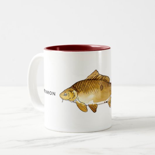 Mok karper | Mok vis (Voorkant links)