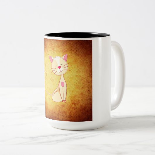 Mok kat koffie (Voorkant rechts)