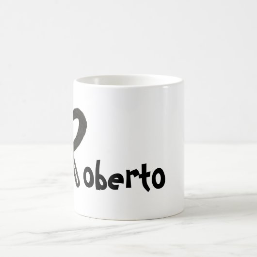 Mok - Kat letter R met naam (Center)